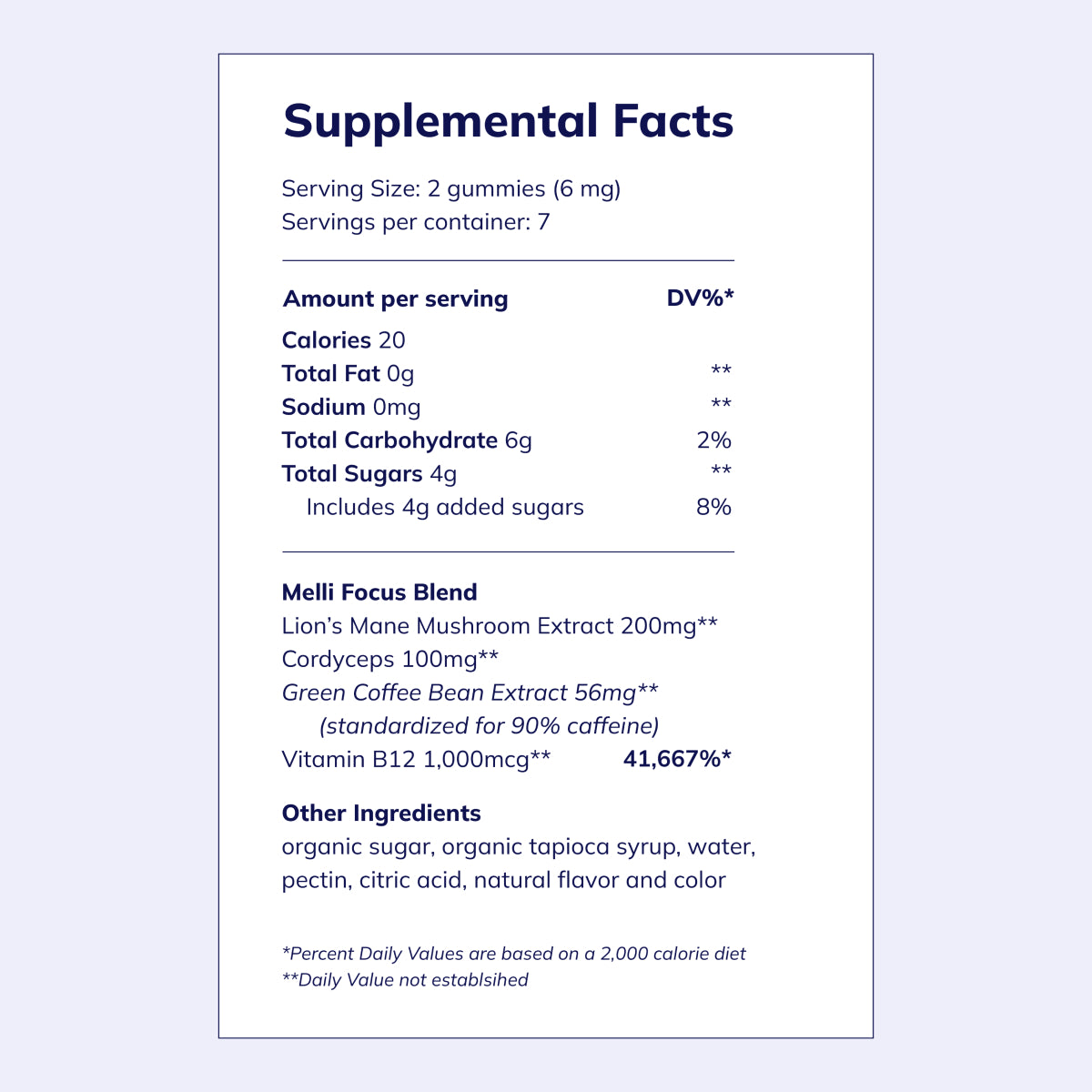 Free Week Trial of Melli Focus Gummies